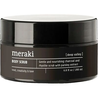 Meraki Body Scrub med träkol Deep Valley 200 ml Meraki Body Scrub med träkol Deep Valley 200 ml