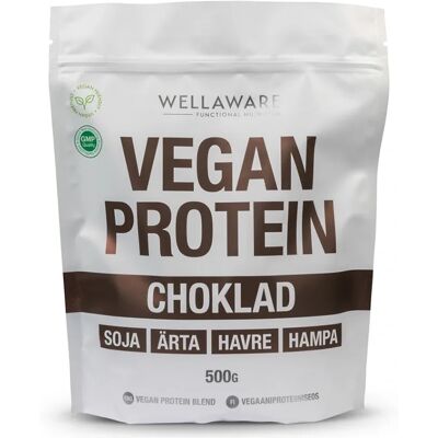 WellAware Vegan Protein Blend Choklad 500 g WellAware Vegan Protein Blend Choklad 500 g
