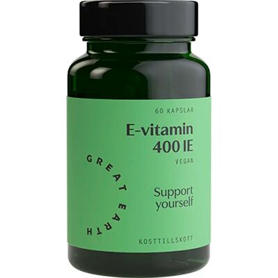 Great Earth E-Vitamin 60 kapslar Great Earth E-Vitamin 60 kapslar