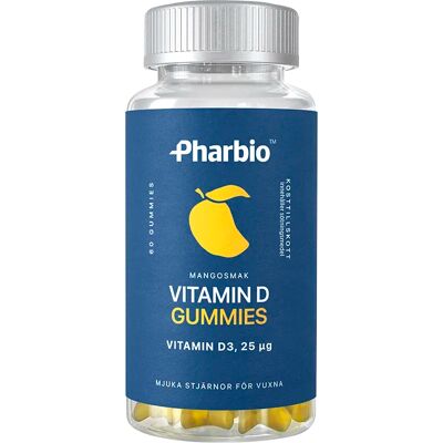 Pharbio D-Vitamin Gummies 60 st Pharbio D-Vitamin Gummies 60 st