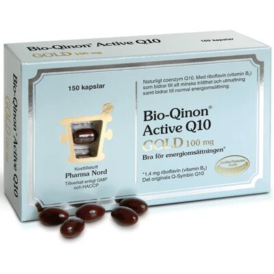 Pharma Nord Bio-Qinon Active Q10 Gold 100mg - Kosttillskott Pharma Nord Bio-Qinon Active Q10 Gold 100mg - Kosttillskott