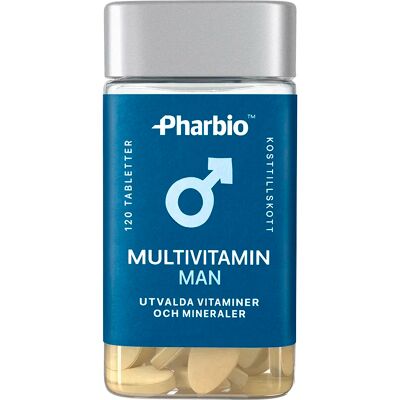 Pharbio Multivitamin Man 120 st Pharbio Multivitamin Man 120 st