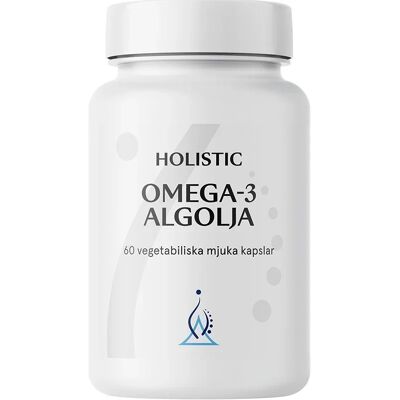Holistic Omega-3 Vegan Algolja 60 st Holistic Omega-3 Vegan Algolja 60 st