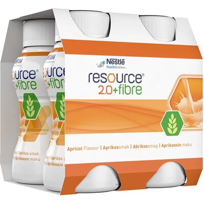 Resource 2.0 + Fibre Aprikos 4x200 ml Resource 2.0 + Fibre Aprikos 4x200 ml