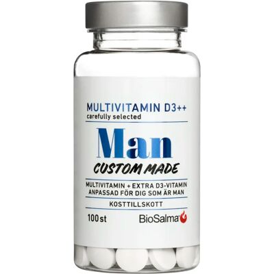 BioSalma Multivitamin Man D-vitamin++ 100 tabletter BioSalma Multivitamin Man D-vitamin++ 100 tabletter