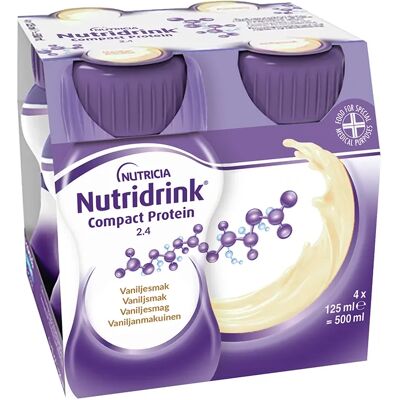 Nutridrink Kompakt Protein Vanilj - 4x125ml Nutridrink Kompakt Protein Vanilj - 4x125ml