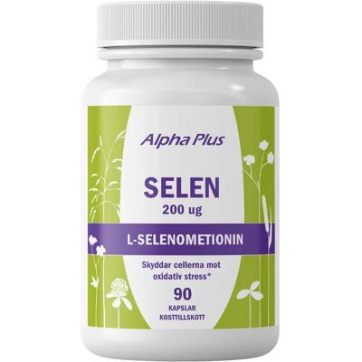 Alpha Plus Selen 200 µg 90 kapslar Alpha Plus Selen 200 µg 90 kapslar