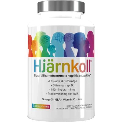 Elexir Pharma Hjärnkoll 180 kapslar Elexir Pharma Hjärnkoll 180 kapslar