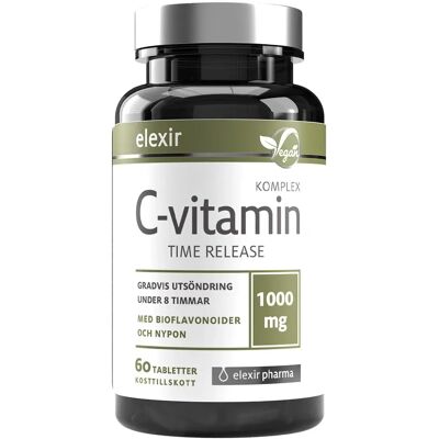 Elexir Pharma C-vitamin Time Release 1000 mg Elexir Pharma C-vitamin Time Release 1000 mg