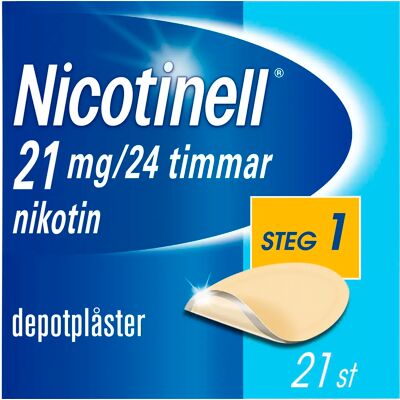 Nicotinell depotplåster 21 mg/24 timmar 21 st Nicotinell depotplåster 21 mg/24 timmar 21 st