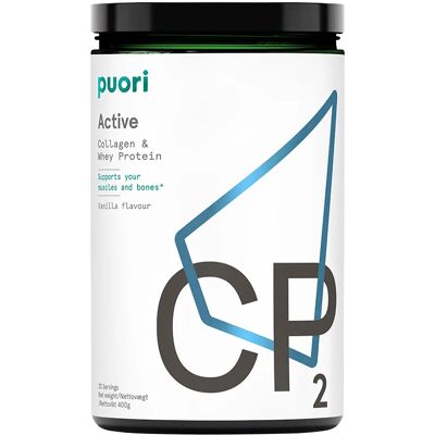 Puori CP2 Vassle och Kollagen 400 g Puori CP2 Vassle och Kollagen 400 g