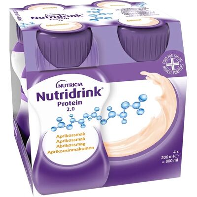 Nutridrink Protein 2.0 Aprikos 4x200 ml Nutridrink Protein 2.0 Aprikos 4x200 ml