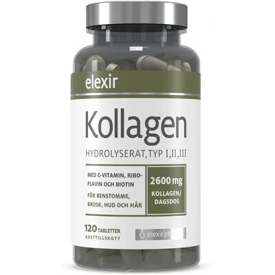 Elexir Pharma Kollagen Hydrolyserat 120 tabletter Elexir Pharma Kollagen Hydrolyserat 120 tabletter