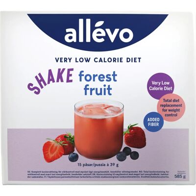 Allévo Skogsbär VLCD - Måltidsersättningsshake Allévo Skogsbär VLCD - Måltidsersättningsshake