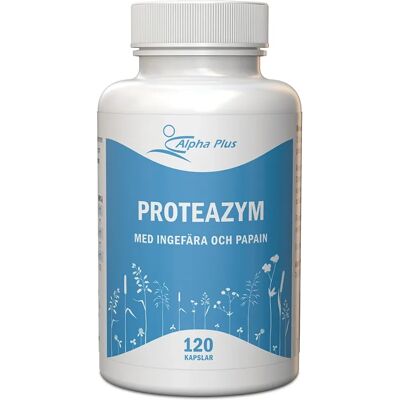 Alpha Plus ProteaZym 120 kapslar Alpha Plus ProteaZym 120 kapslar