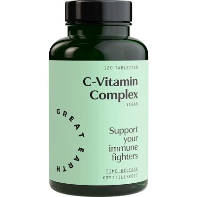 Great Earth C-Vitamin Complex 120 tabletter Great Earth C-Vitamin Complex 120 tabletter