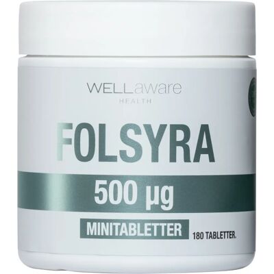 WellAware Health Folsyra 180 minitabletter WellAware Health Folsyra 180 minitabletter