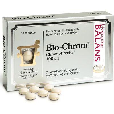 Pharma Nord Bio-Chromium 100mcg - Blodsockerstöd - Kosttillskott Pharma Nord Bio-Chromium 100mcg - Blodsockerstöd - Kosttillskott