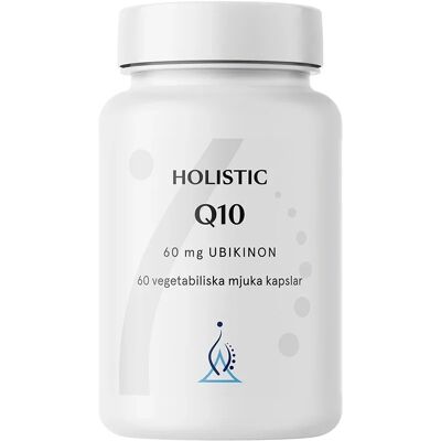 Holistic Q10 Coenzyme 60 mg 60 vegetabiliska kapslar Holistic Q10 Coenzyme 60 mg 60 vegetabiliska kapslar