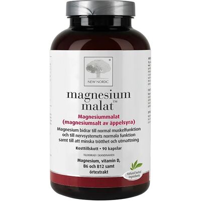 New Nordic Magnesium Malat 90 st New Nordic Magnesium Malat 90 st