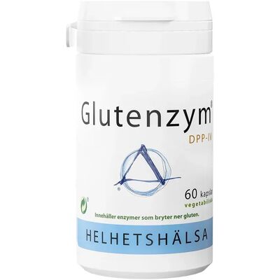 Helhetshälsa Glutenzym enzymer 60 kapslar Helhetshälsa Glutenzym enzymer 60 kapslar