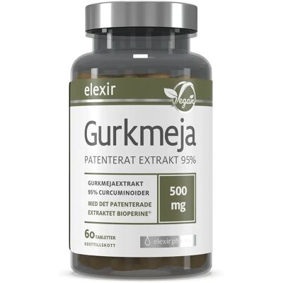 Elexir Pharma Gurkmeja 500 mg 60 tabletter Elexir Pharma Gurkmeja 500 mg 60 tabletter
