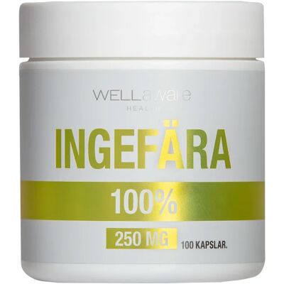 WellAware Ingefära Kapslar 100 st WellAware Ingefära Kapslar 100 st