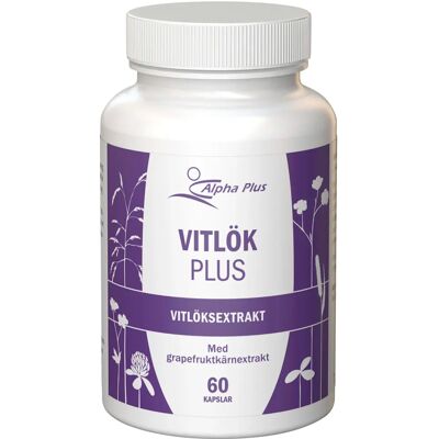 Alpha Plus Vitlök Plus 60 kapslar Alpha Plus Vitlök Plus 60 kapslar