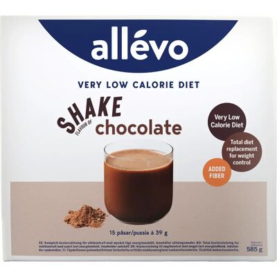 Allévo VLCD Shake Choklad 15x39g - Dietershake Allévo VLCD Shake Choklad 15x39g - Dietershake