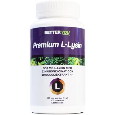 Better You Premium L-Lysin 100 kapslar Better You Premium L-Lysin 100 kapslar