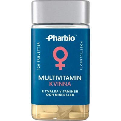 Pharbio Multivitamin Kvinna 120 st Pharbio Multivitamin Kvinna 120 st