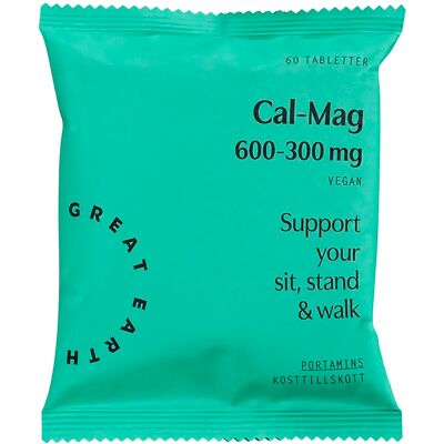 Great Earth Cal-Mag 600-300 mg refill 60 tabletter Great Earth Cal-Mag 600-300 mg refill 60 tabletter