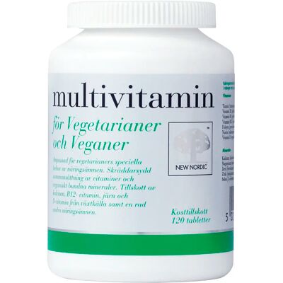 New Nordic Multivitamin för Vegetarianer & Veganer 120 st New Nordic Multivitamin för Vegetarianer & Veganer 120 st