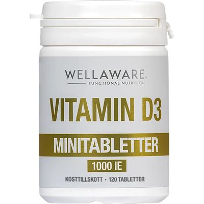 WellAware Vitamin D3 1000IE 120 minitabletter WellAware Vitamin D3 1000IE 120 minitabletter