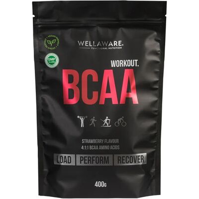 WellAware BCAA Jordgubb 400 g WellAware BCAA Jordgubb 400 g