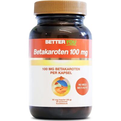 Better You Betakaroten 100 mg 50 kapslar Better You Betakaroten 100 mg 50 kapslar