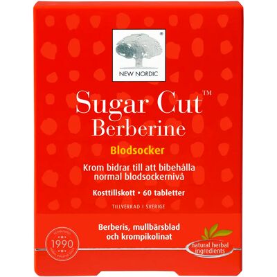 New Nordic Sugar Cut Berberine 60 st New Nordic Sugar Cut Berberine 60 st