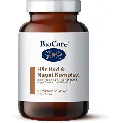 BioCare Hår, Hud & Nagelkomplex 60 kapslar BioCare Hår, Hud & Nagelkomplex 60 kapslar