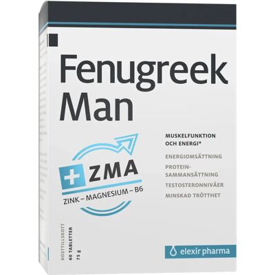 Elexir Pharma Fenugreek Man ZMA 60 st - Kosttillskott Elexir Pharma Fenugreek Man ZMA 60 st - Kosttillskott