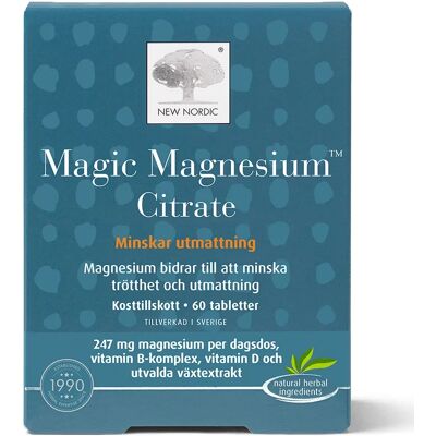New Nordic Magic Magnesium Citrate 60 tabletter New Nordic Magic Magnesium Citrate 60 tabletter