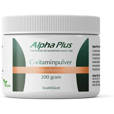 Alpha Plus C-Vitaminpulver 200 g Alpha Plus C-Vitaminpulver 200 g