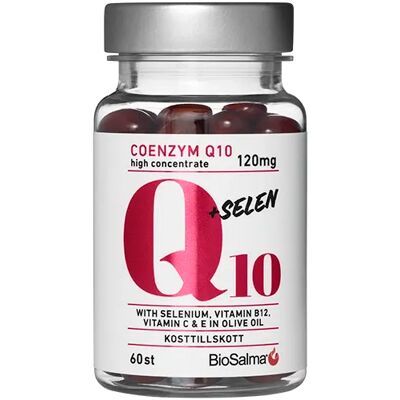 BioSalma Q10 Coenzyme 120mg + selen 60 kapslar BioSalma Q10 Coenzyme 120mg + selen 60 kapslar