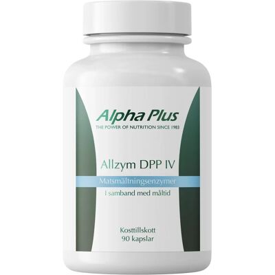 Alpha Plus AllZym DPP IV 90 kapslar Alpha Plus AllZym DPP IV 90 kapslar