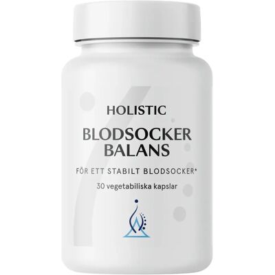 Holistic Blodsockerbalans 30 kapslar Holistic Blodsockerbalans 30 kapslar