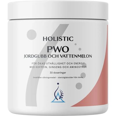 Holistic PWO Jordgubb och Vattenmelon 345 g Holistic PWO Jordgubb och Vattenmelon 345 g