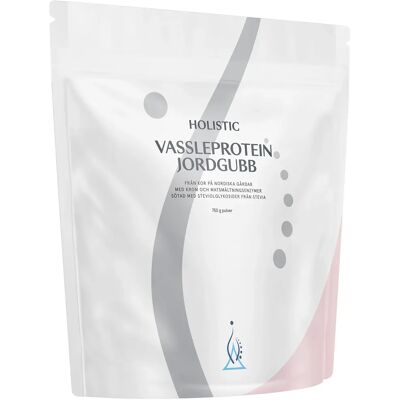 Holistic Vassleprotein Jordgubb 750 g Holistic Vassleprotein Jordgubb 750 g