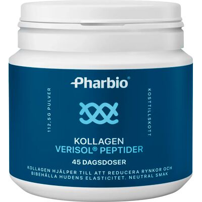 Pharbio Kollagen Verisol® Peptider Pulver 112,5 g Pharbio Kollagen Verisol® Peptider Pulver 112,5 g