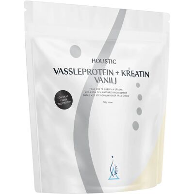 Holistic Vassleprotein + Kreatin Vanilj 750 g Holistic Vassleprotein + Kreatin Vanilj 750 g