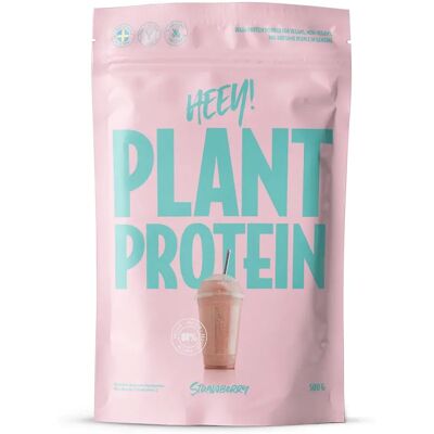 Heey! Vegansk växtbaserad protein jordgubb - Proteinpulver Heey! Vegansk växtbaserad protein jordgubb - Proteinpulver