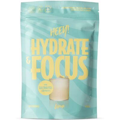 Heey! Hydrate & Focus Elektrolyter Citron 240 g Heey! Hydrate & Focus Elektrolyter Citron 240 g